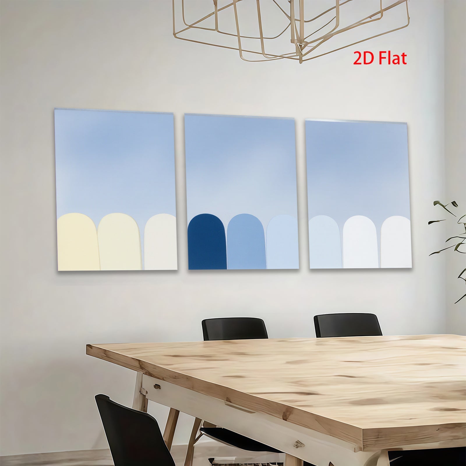2D flat 1pc minimalist abstract arched panels wall art bedroom living room modern farmhouse gallery wrapped canvas prints