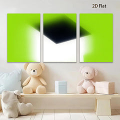 2D flat 1pc minimalist abstract canvas wall art modern home decor living room bedroom office farmhouse gallery wrapped ready to hang large size