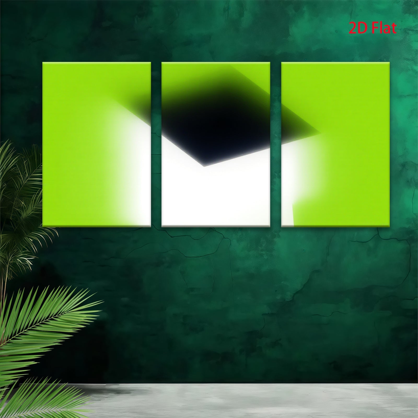 2D flat 1pc minimalist abstract canvas wall art modern home decor living room bedroom office farmhouse gallery wrapped ready to hang large size