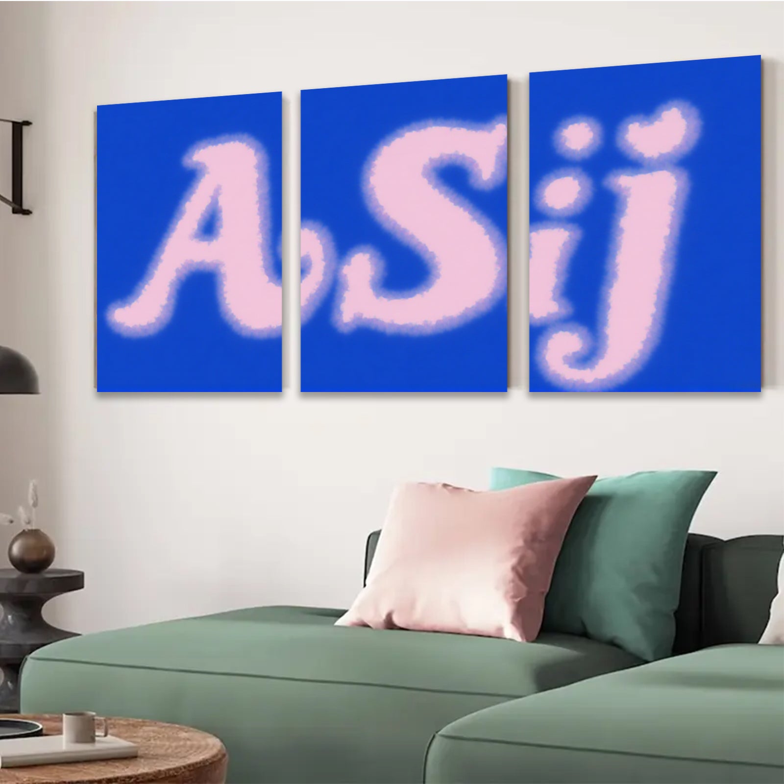 2D flat 1pc minimalist abstract letter art modern wall decor canvas prints for living room bedroom office farmhouse gallery wrapped timeless statement piece trending now stylish affordable