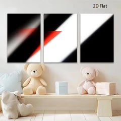 2D flat 1pc minimalist abstract lines wall art modern canvas prints for living room bedroom office decor farmhouse style inspirational art large size trending now
