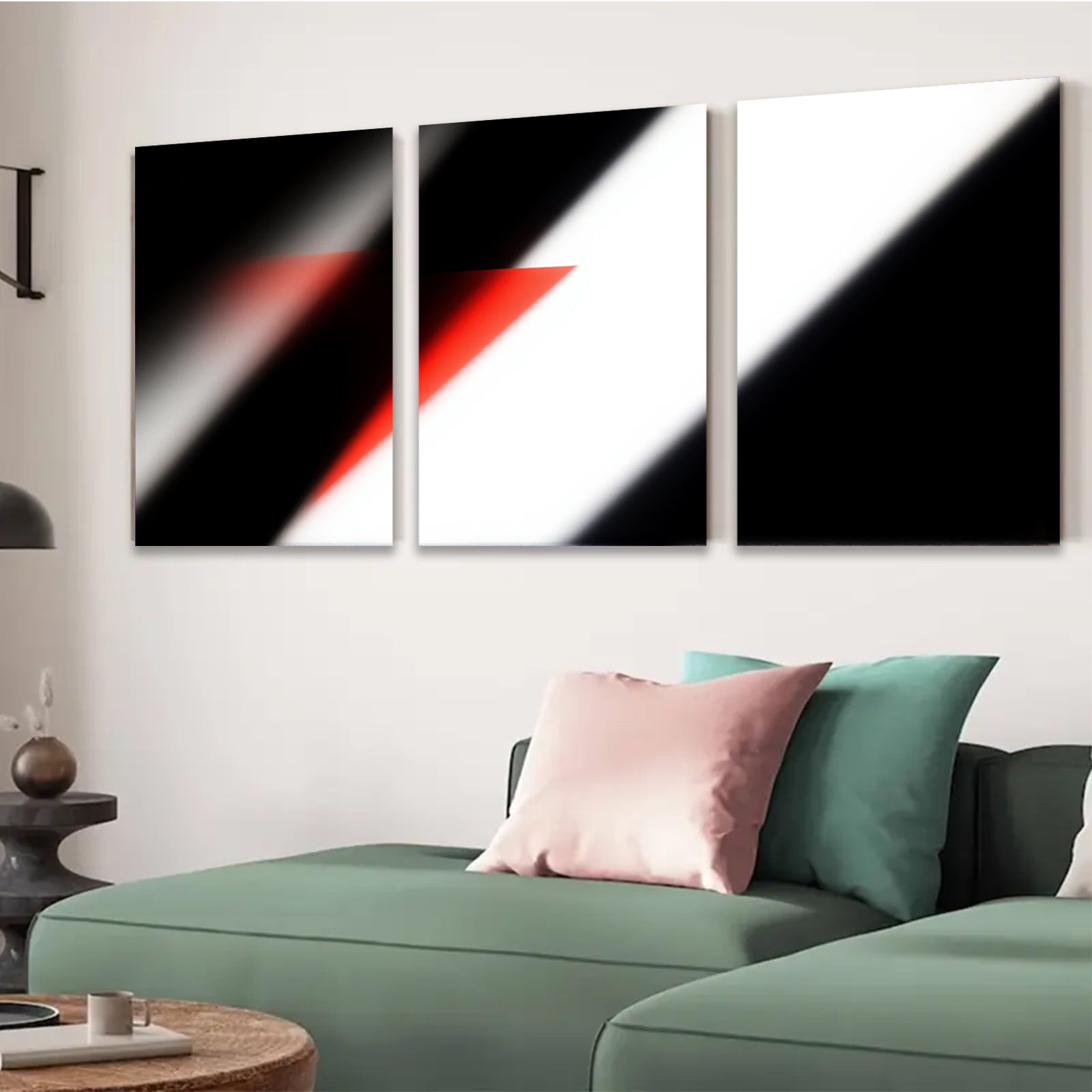 2D flat 1pc minimalist abstract lines wall art modern canvas prints for living room bedroom office decor farmhouse style inspirational art large size trending now