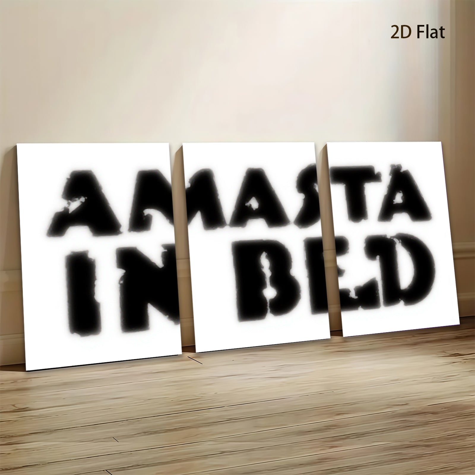 2D flat 1pc minimalist black text art canvas print modern home decor bedroom living room wall art farmhouse style gallery wrapped inspirational quotes trendy now
