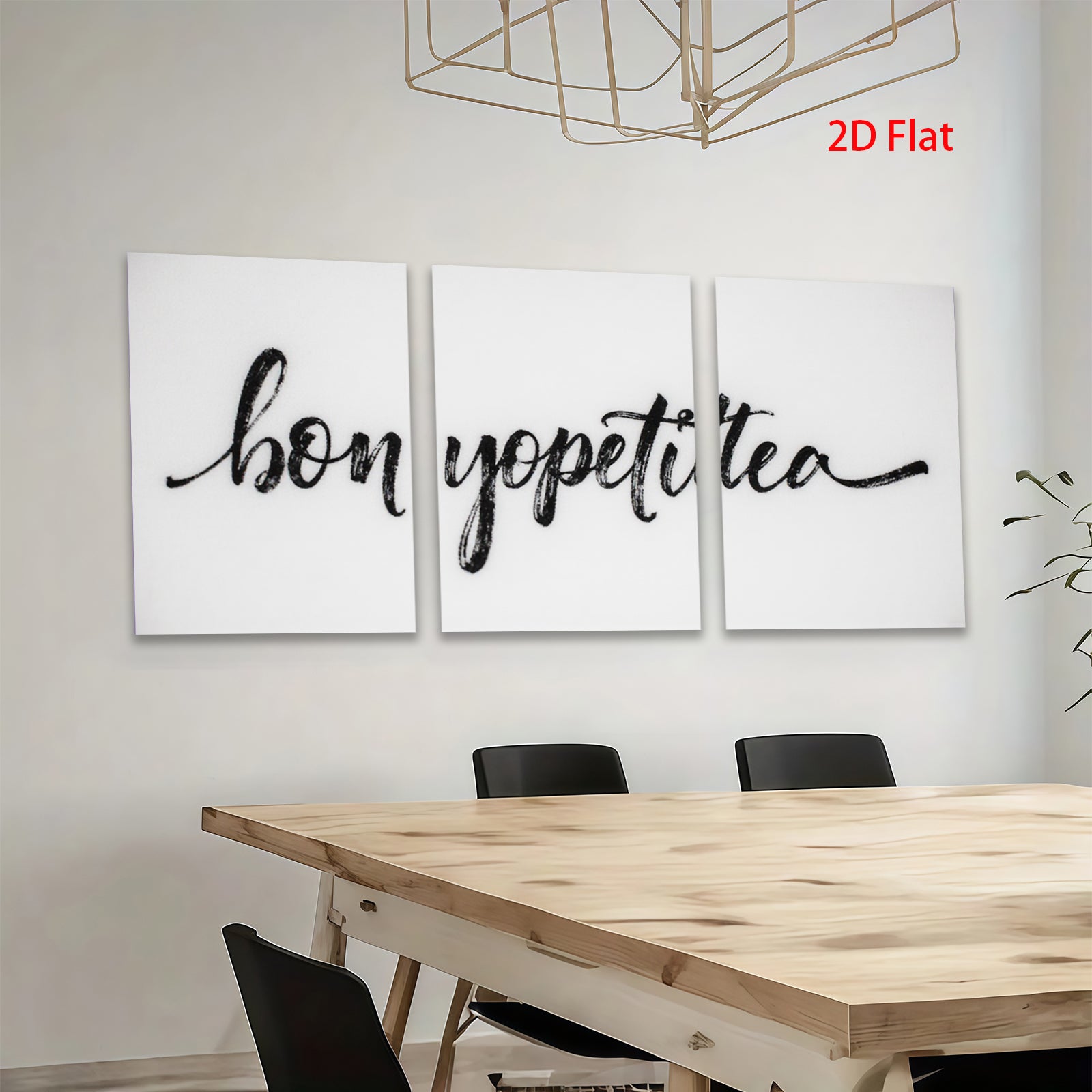 2D flat 1pc minimalist botanical wall art print modern farmhouse decor living room bedroom gallery wrapped canvas beautiful accent piece cozy vibes trending now statement art
