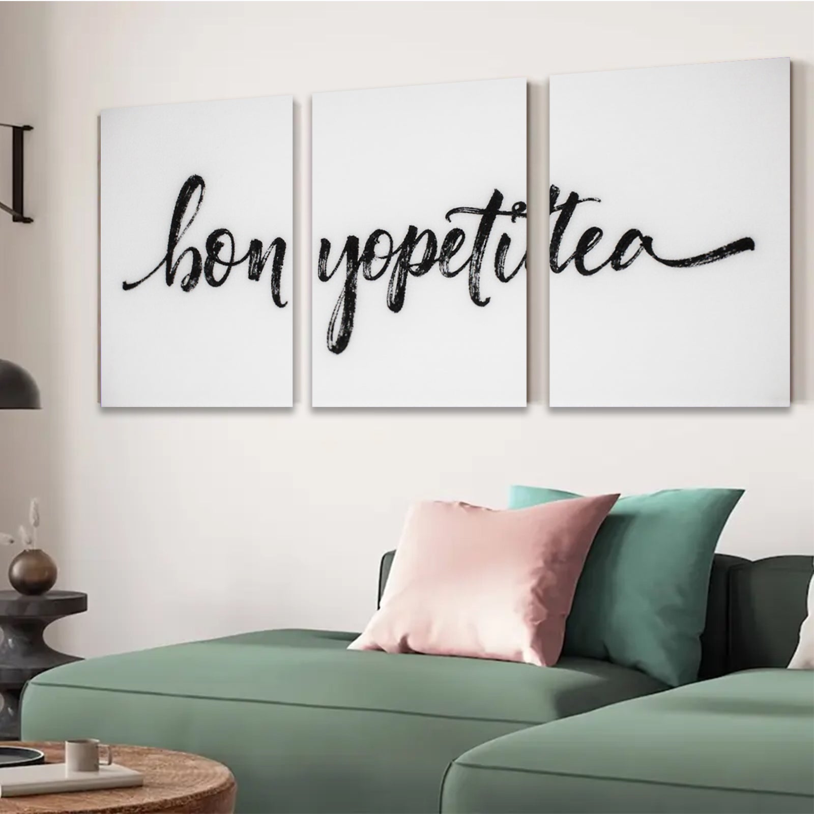 2D flat 1pc minimalist botanical wall art print modern farmhouse decor living room bedroom gallery wrapped canvas beautiful accent piece cozy vibes trending now statement art