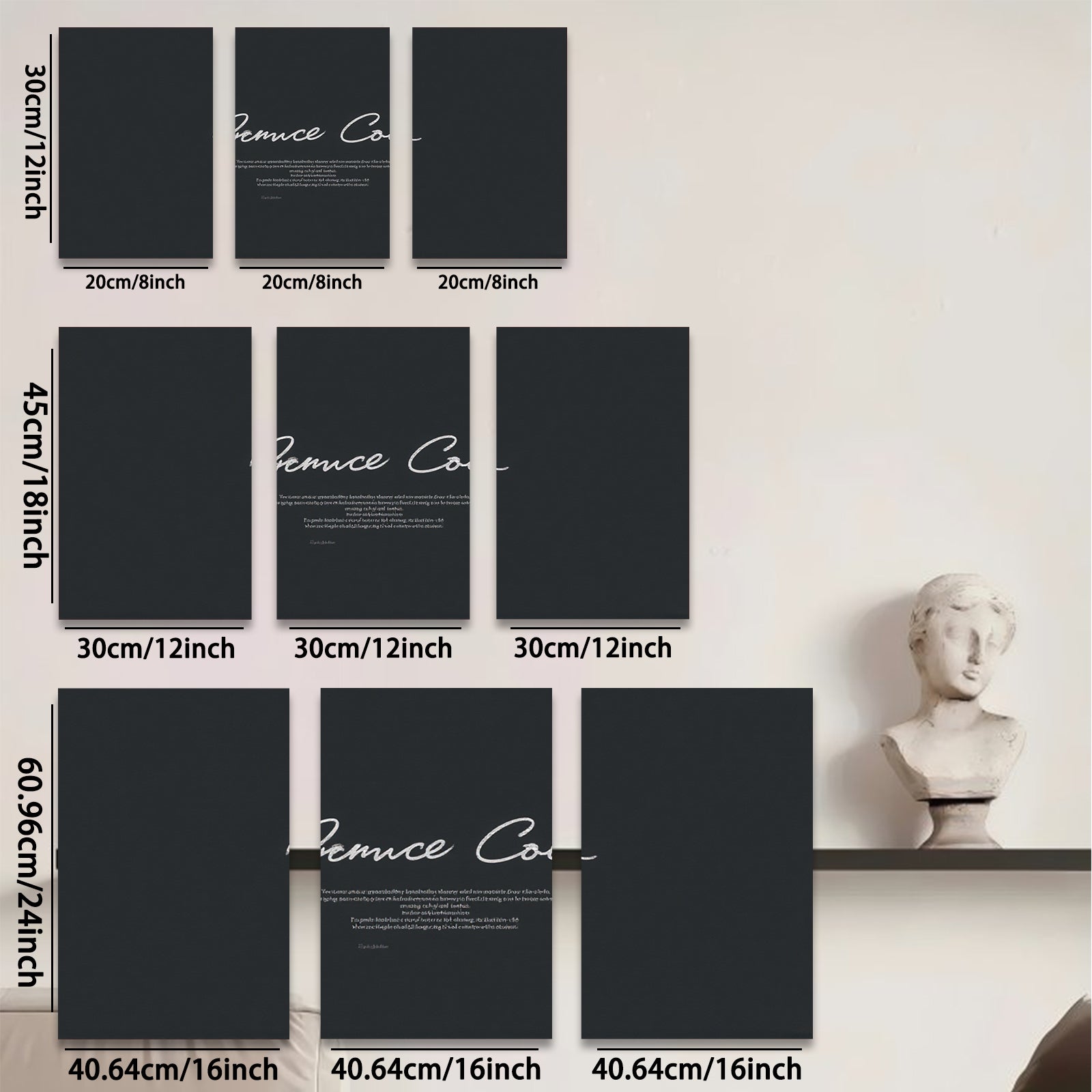 2D flat 1pc minimalist floral botanical wall art prints modern farmhouse living room bedroom decor gallery wrapped canvas prints cozy home gifts