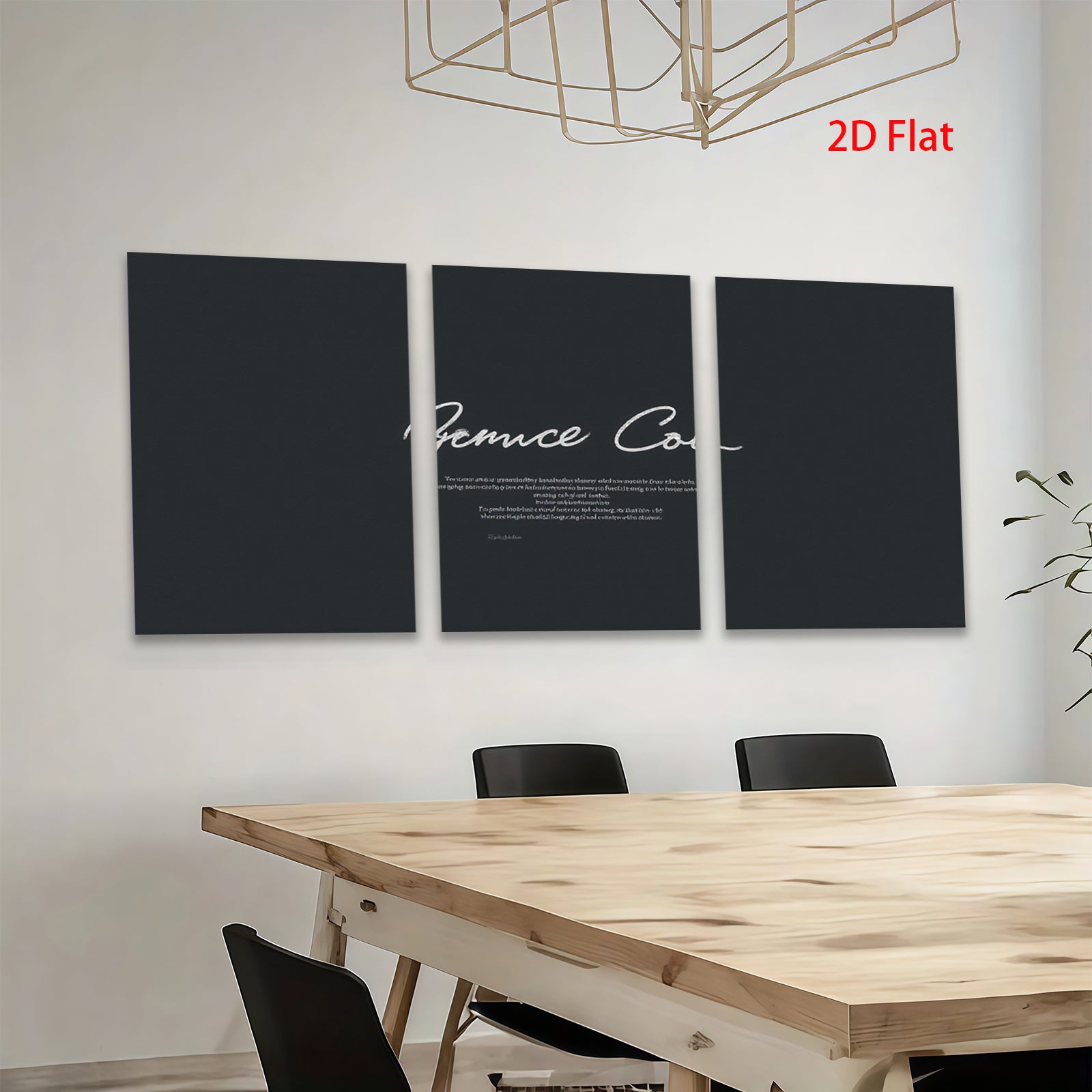 2D flat 1pc minimalist floral botanical wall art prints modern farmhouse living room bedroom decor gallery wrapped canvas prints cozy home gifts