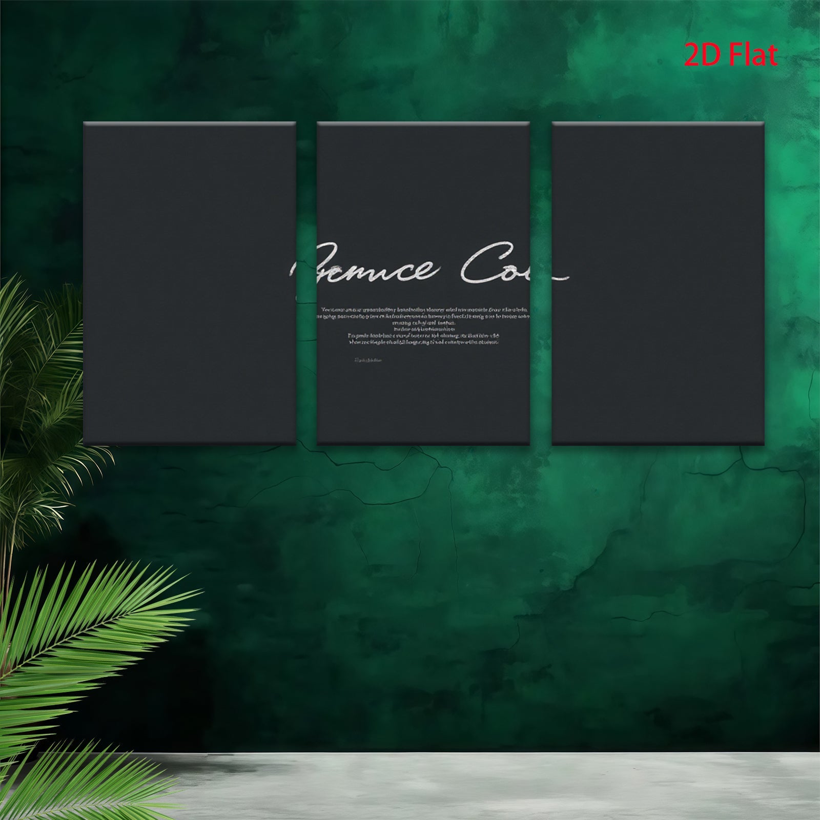 2D flat 1pc minimalist floral botanical wall art prints modern farmhouse living room bedroom decor gallery wrapped canvas prints cozy home gifts