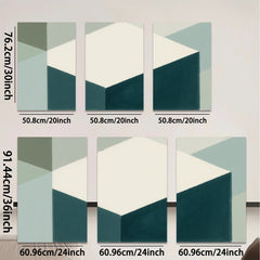2D flat 1pc minimalist geometric abstract canvas wall art modern farmhouse decor living room bedroom office gallery wrapped ready to hang beautiful
