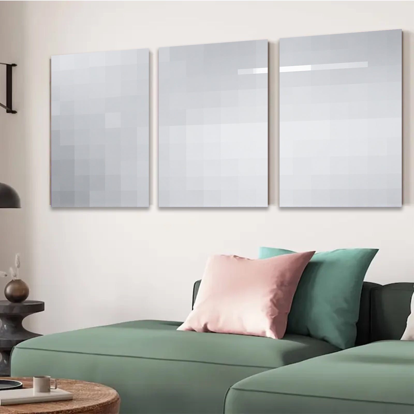 2D flat 1pc minimalist geometric abstract wall art modern farmhouse decor living room bedroom office canvas prints gallery wrapped ready to hang large size