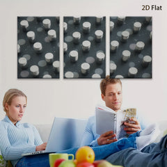 2D flat 1pc minimalist geometric abstract wall art modern farmhouse living room bedroom decor gallery wrapped canvas print statement piece trending now