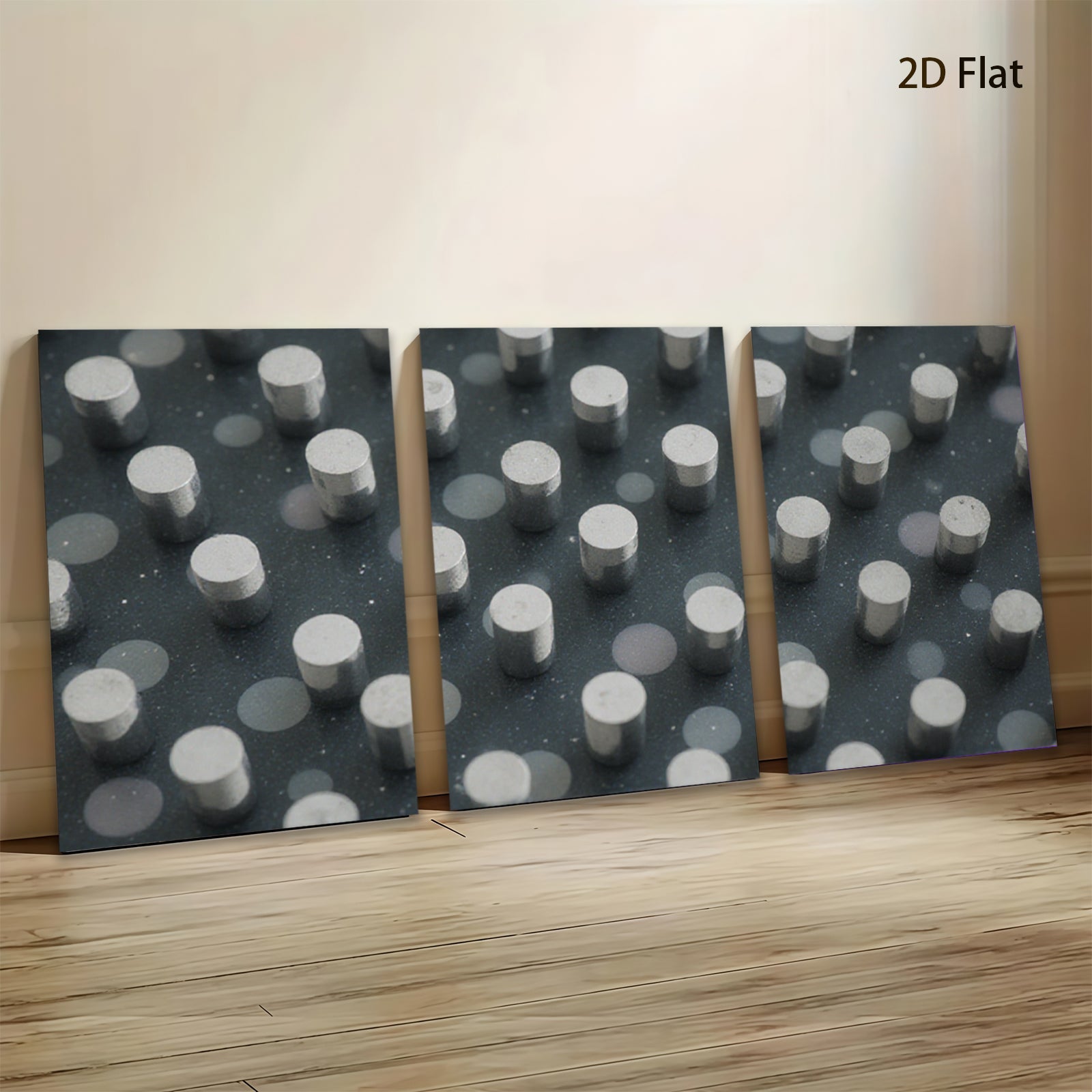 2D flat 1pc minimalist geometric abstract wall art modern farmhouse living room bedroom decor gallery wrapped canvas print statement piece trending now