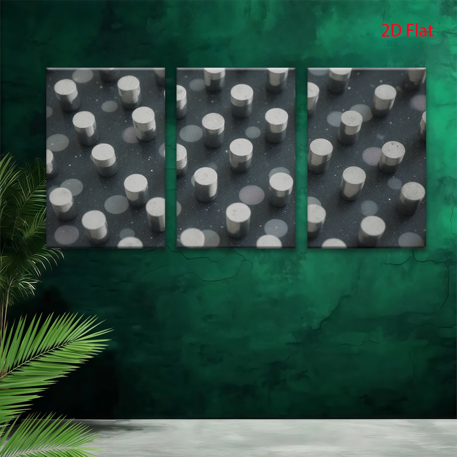 2D flat 1pc minimalist geometric abstract wall art modern farmhouse living room bedroom decor gallery wrapped canvas print statement piece trending now