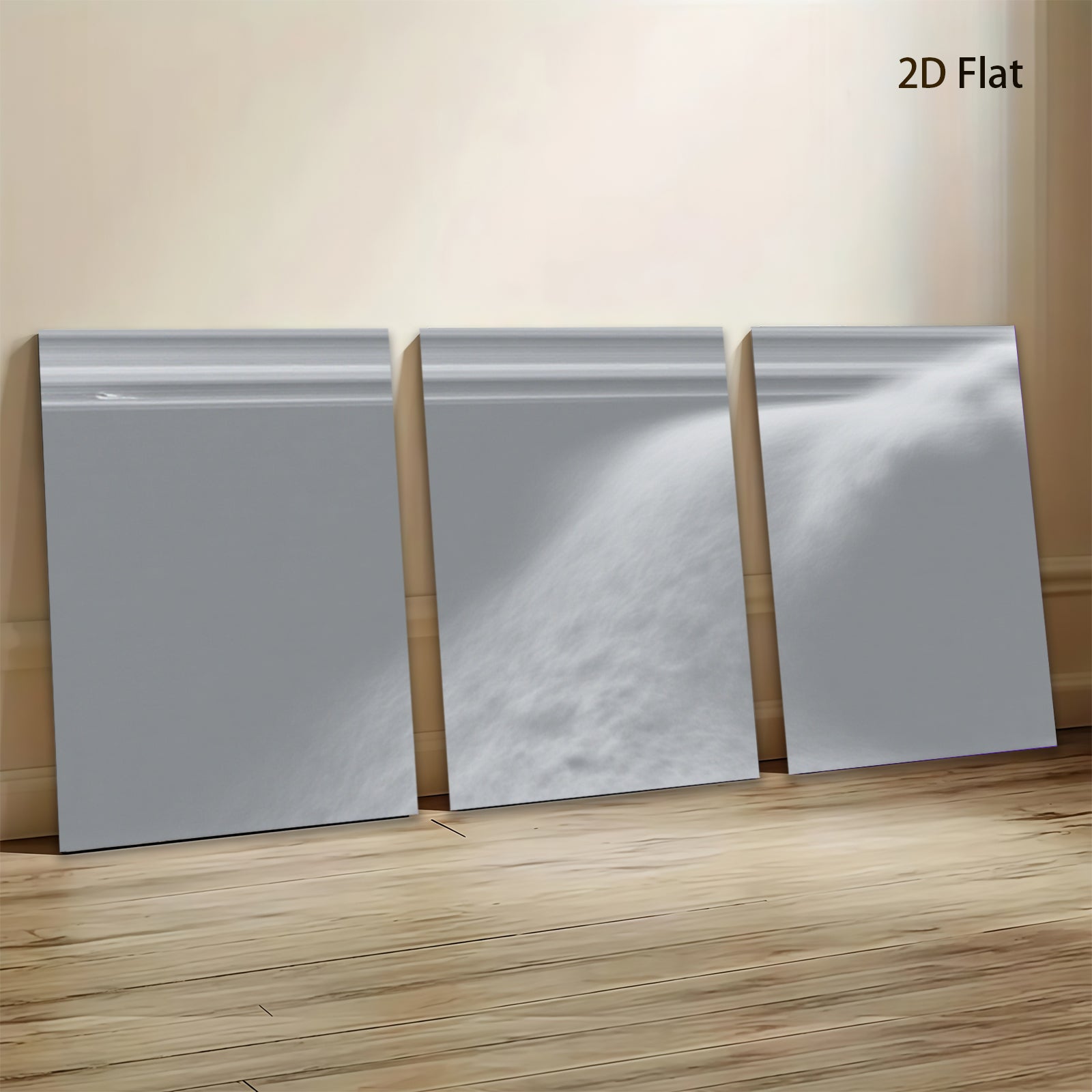 2D flat 1pc minimalist gray abstract wall art modern canvas prints for living room bedroom office decor farmhouse style large size statement piece gallery wrapped ready to hang
