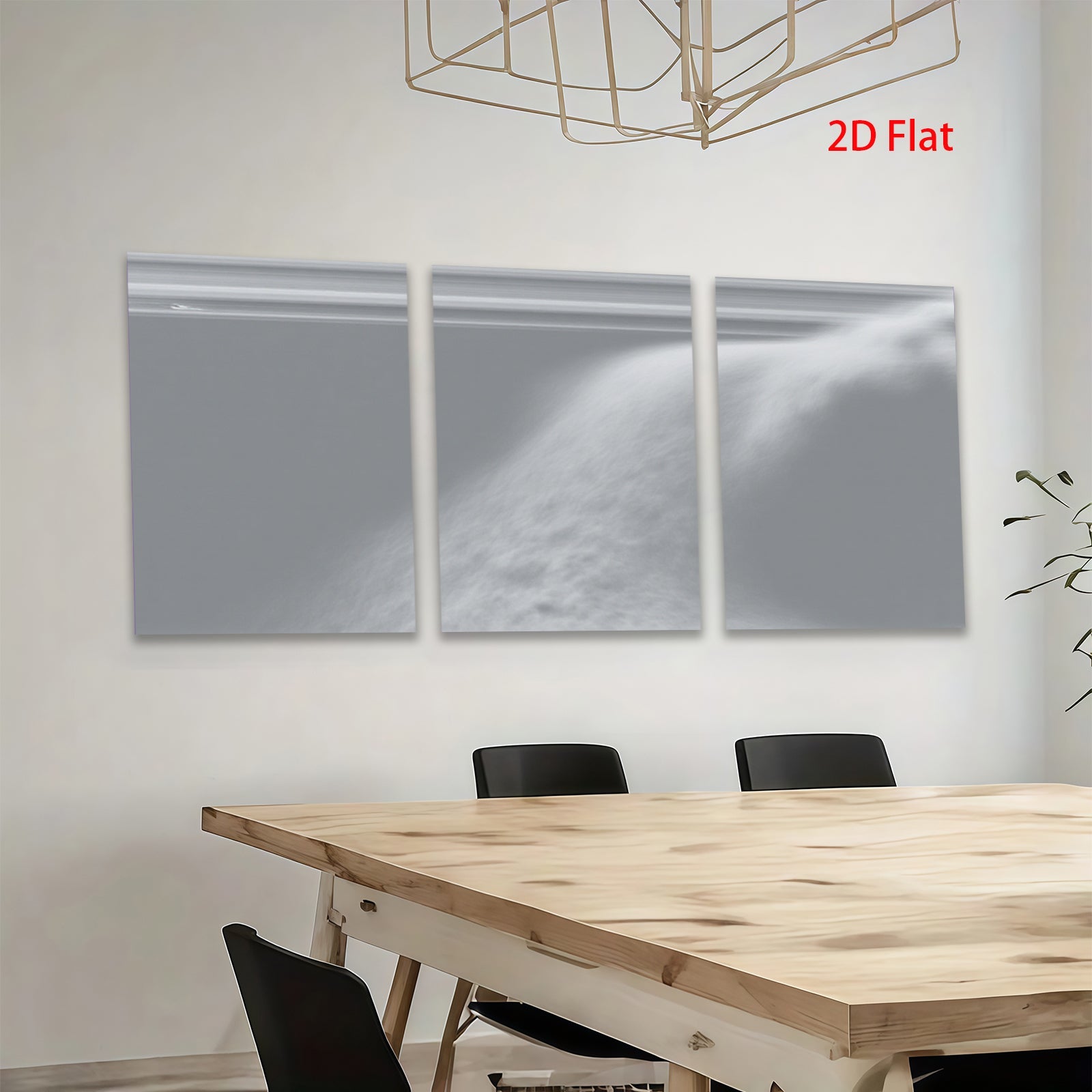 2D flat 1pc minimalist gray abstract wall art modern canvas prints for living room bedroom office decor farmhouse style large size statement piece gallery wrapped ready to hang