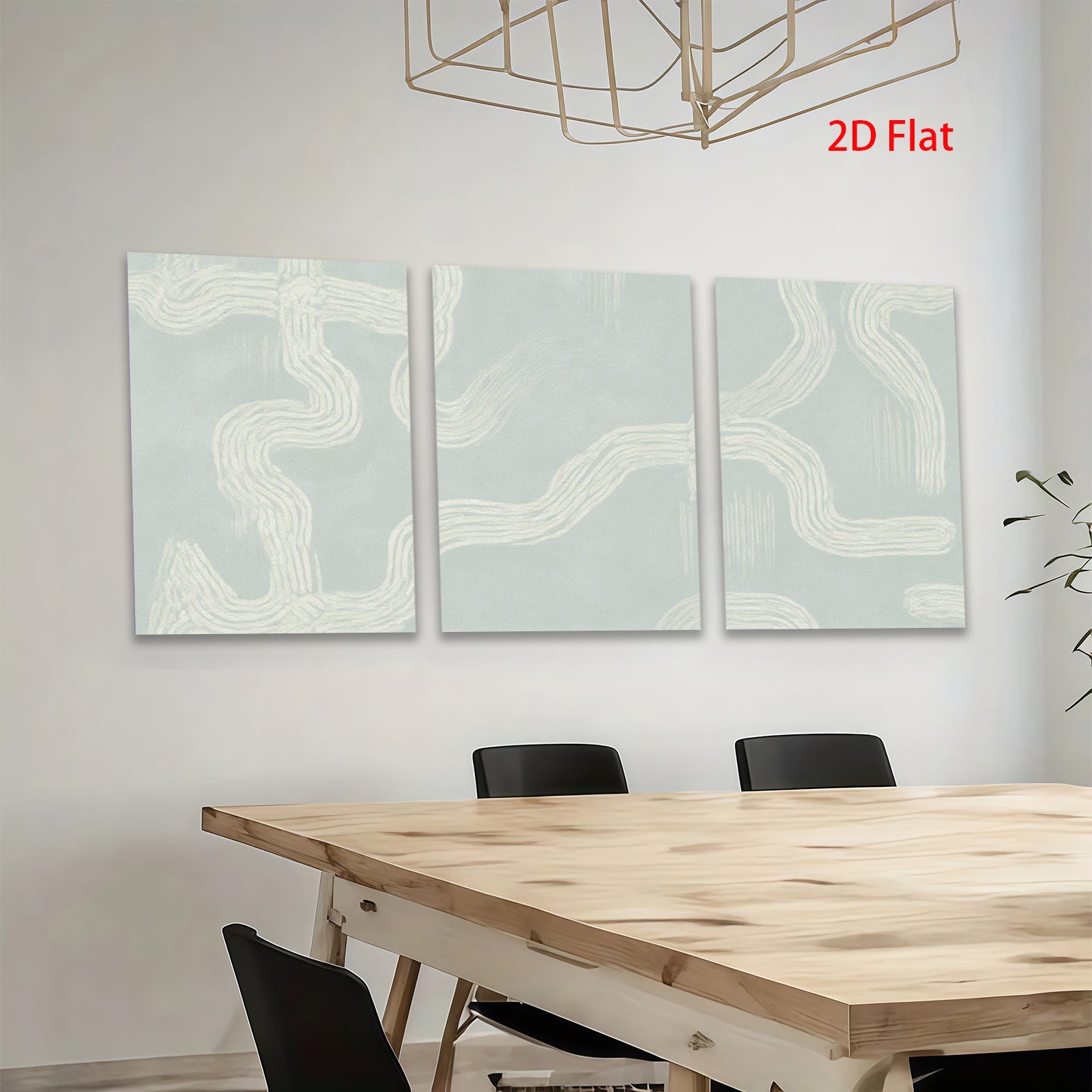 2D flat 1pc minimalist line art abstract wall decor for living room bedroom office modern farmhouse gallery wrapped canvas prints botanical style