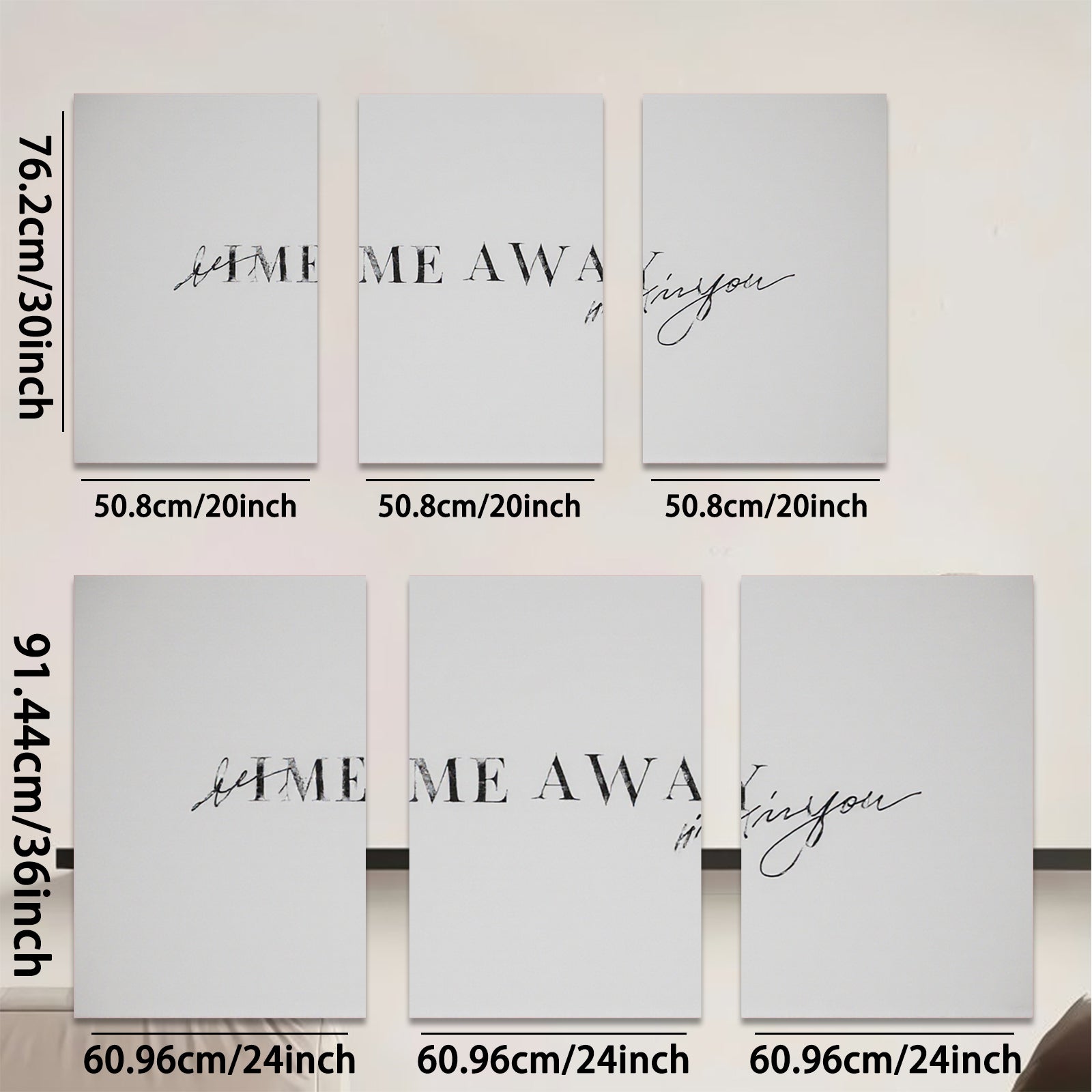 2D flat 1pc minimalist quote wall art inspirational lettering prints for living room bedroom home office decor modern farmhouse aesthetic gallery wrapped canvas beautiful gift idea