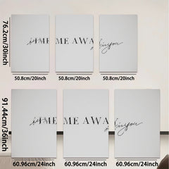 2D flat 1pc minimalist quote wall art inspirational lettering prints for living room bedroom home office decor modern farmhouse aesthetic gallery wrapped canvas beautiful gift idea
