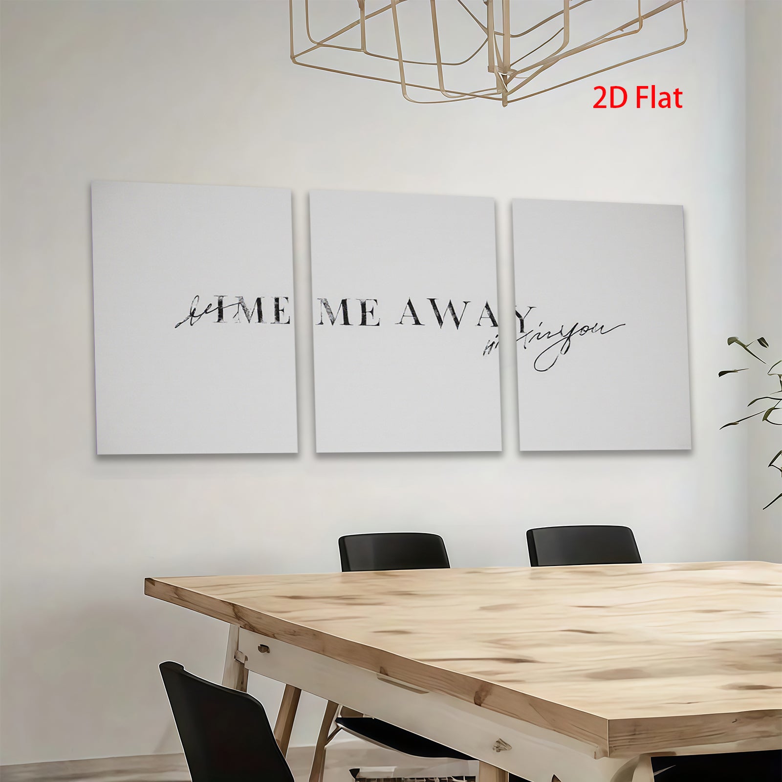2D flat 1pc minimalist quote wall art inspirational lettering prints for living room bedroom home office decor modern farmhouse aesthetic gallery wrapped canvas beautiful gift idea