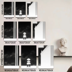 2D flat 1pc minimalist stacked stones modern wall art for living room bedroom office decor farmhouse aesthetic gallery wrapped canvas prints