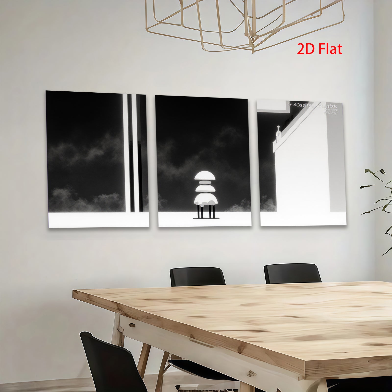 2D flat 1pc minimalist stacked stones modern wall art for living room bedroom office decor farmhouse aesthetic gallery wrapped canvas prints