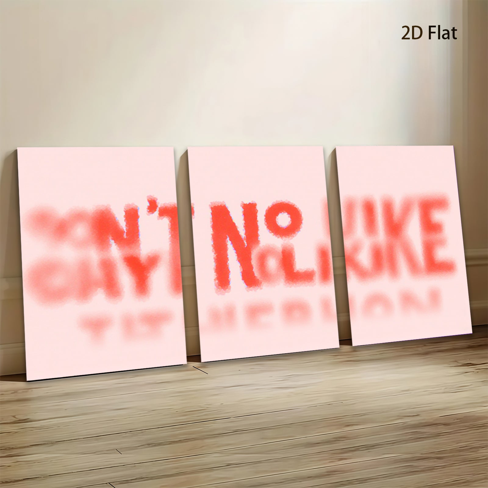 2D flat 1pc modern abstract blush pink wall art canvas prints minimalist home decor living room bedroom office gallery wrapped ready to hang farmhouse style trending now