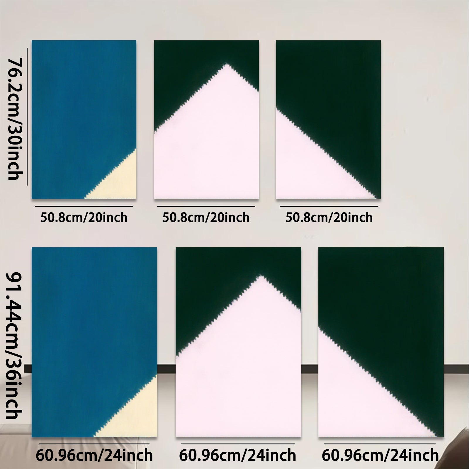 2D flat 1pc modern abstract geometric wall art canvas prints for living room bedroom office decor farmhouse style inspirational gallery wrapped ready to hang