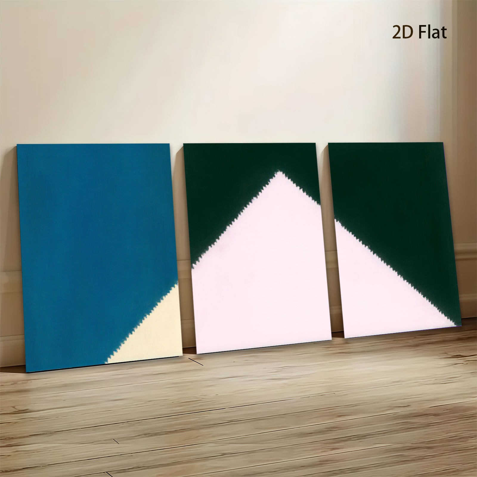 2D flat 1pc modern abstract geometric wall art canvas prints for living room bedroom office decor farmhouse style inspirational gallery wrapped ready to hang