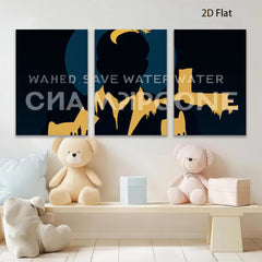 2D flat 1pc modern abstract gold drip wall art canvas prints for living room bedroom home office decor farmhouse style gallery wrapped ready to hang minimalist