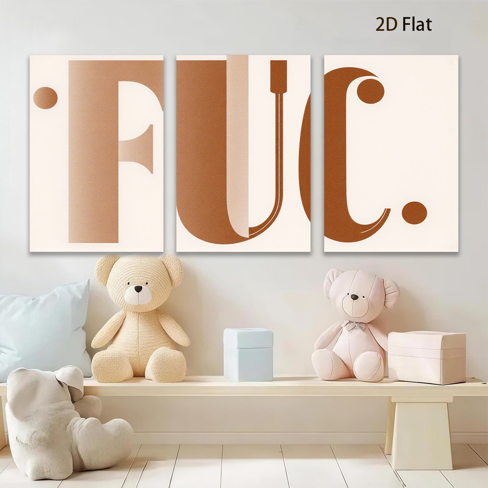 2D flat 1pc modern abstract letter art canvas print minimalist typography wall decor living room bedroom office farmhouse gallery wrapped stylish home decoration trending now