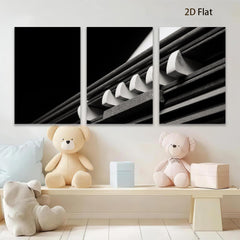 2D flat 1pc modern abstract lines geometric wall art canvas prints for living room bedroom office decor farmhouse style minimalist aesthetic gallery wrapped