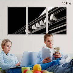 2D flat 1pc modern abstract lines geometric wall art canvas prints for living room bedroom office decor farmhouse style minimalist aesthetic gallery wrapped