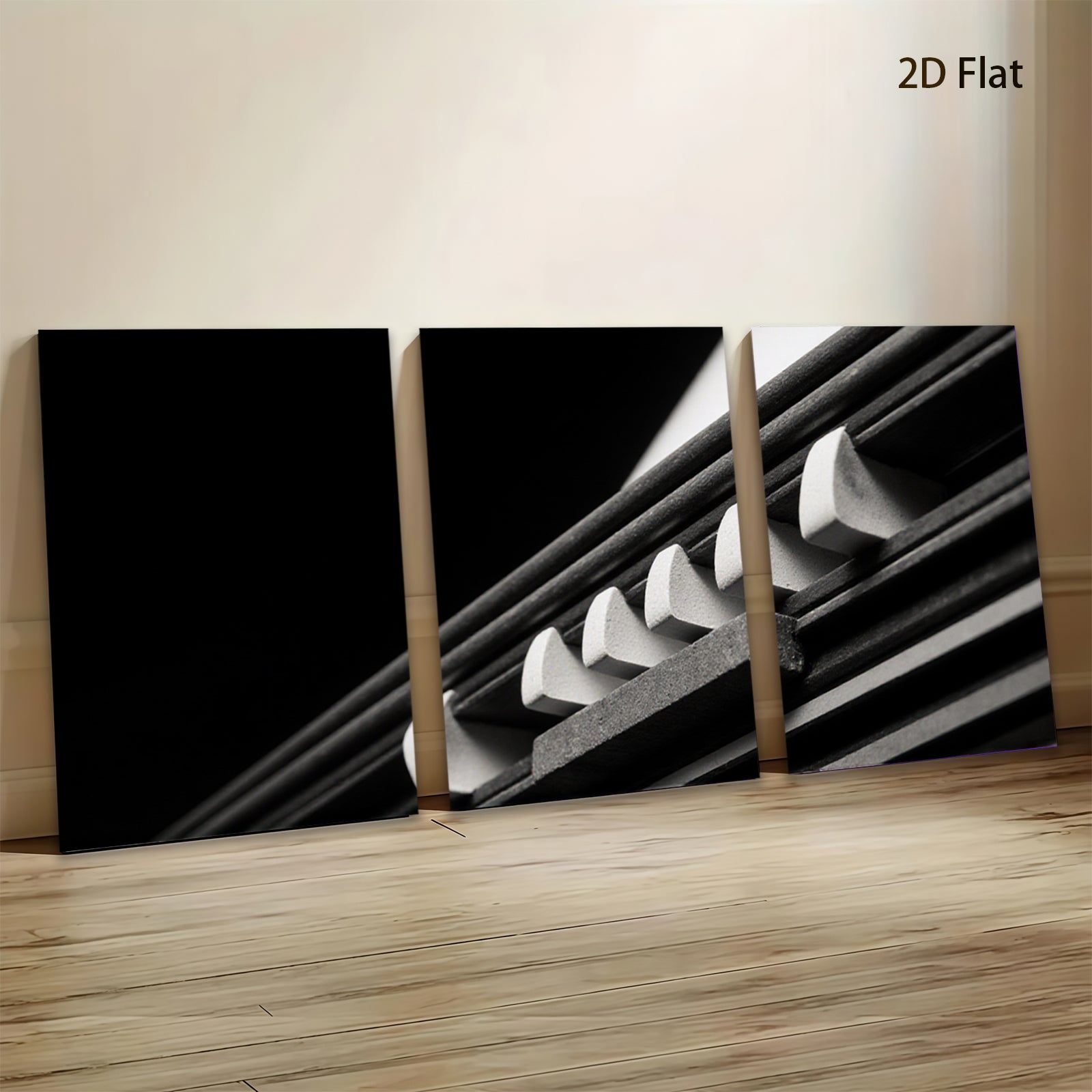 2D flat 1pc modern abstract lines geometric wall art canvas prints for living room bedroom office decor farmhouse style minimalist aesthetic gallery wrapped