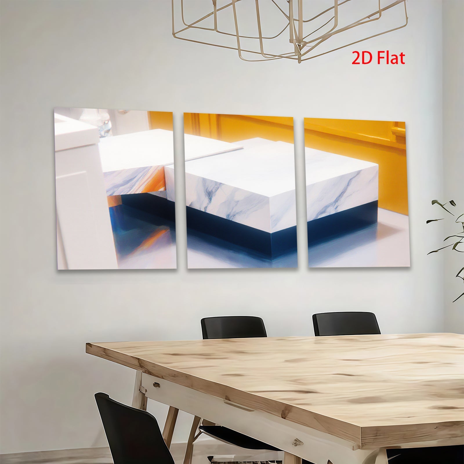 2D flat 1pc modern abstract marble block art canvas print living room bedroom home decor wall art farmhouse style trending now