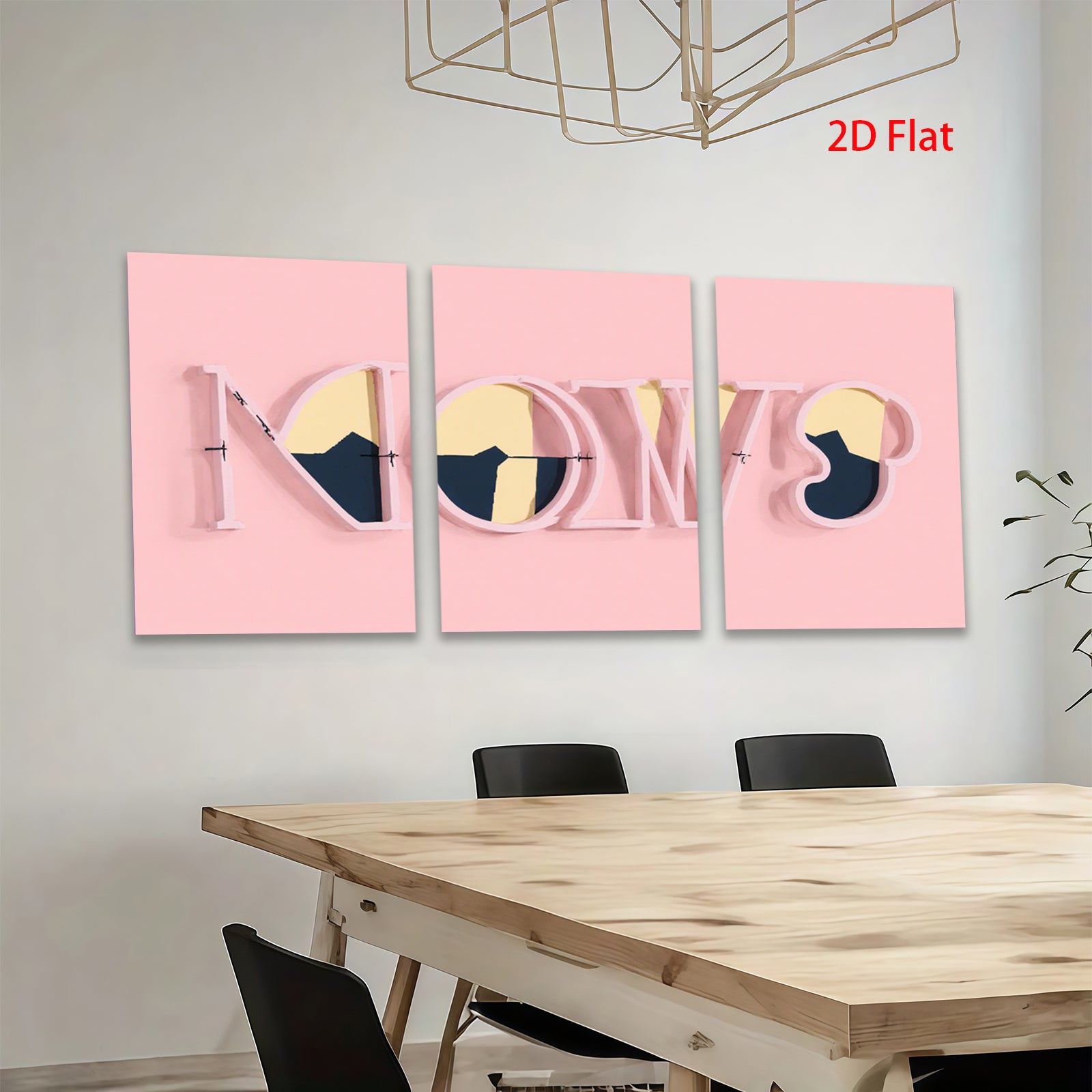 2D flat 1pc modern abstract minimalist cat art canvas print living room bedroom wall decor farmhouse style gallery wrapped ready to hang trendy