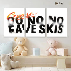 2D flat 1pc modern abstract typography wall art statement piece for living room bedroom office decor farmhouse gallery wrapped canvas prints coastal minimalist inspirational