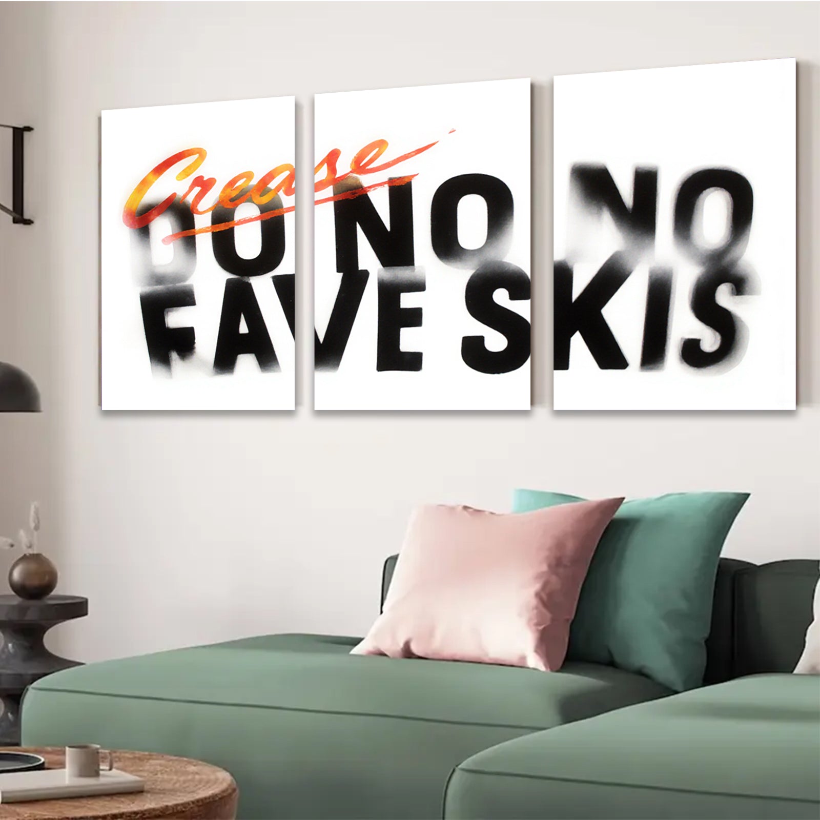 2D flat 1pc modern abstract typography wall art statement piece for living room bedroom office decor farmhouse gallery wrapped canvas prints coastal minimalist inspirational