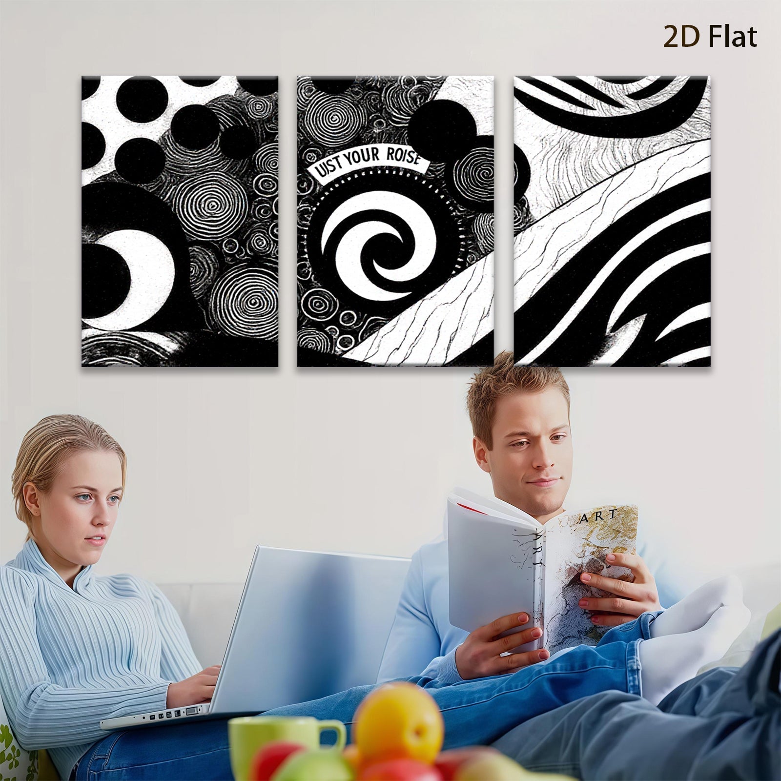 2D flat 1pc modern spiral galaxy wall art decor for living room bedroom office farmhouse gallery wrapped canvas prints timeless statement piece cozy vibes minimalist design