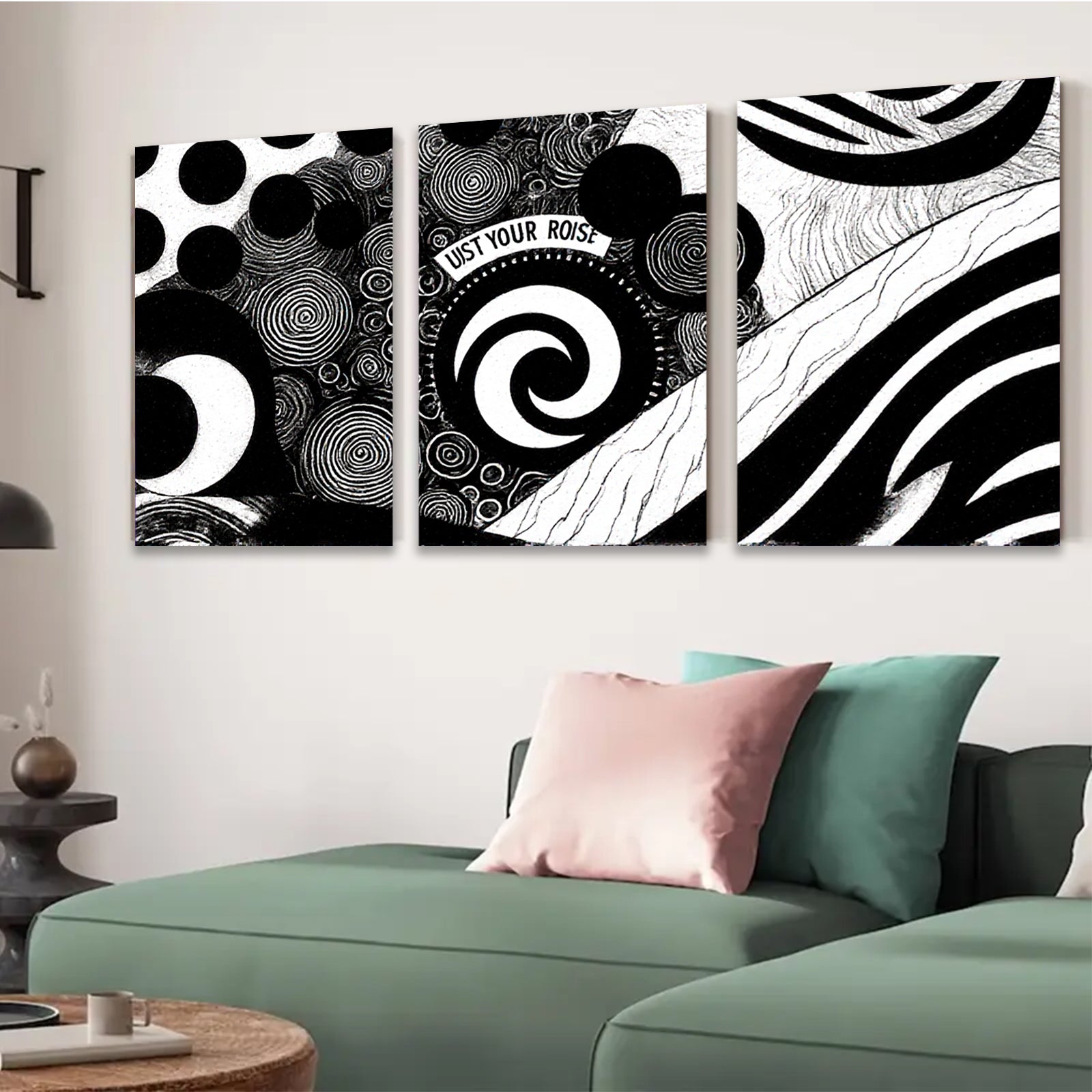 2D flat 1pc modern spiral galaxy wall art decor for living room bedroom office farmhouse gallery wrapped canvas prints timeless statement piece cozy vibes minimalist design