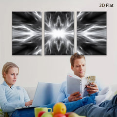 2D flat 1pc radiant cosmic burst energy abstract wall art for living room bedroom office modern farmhouse gallery wrapped canvas print decor statement piece trending now