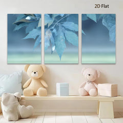 2D flat 1pc serene botanical leaf study adds tranquil nature vibes for living room bedroom office wall decor farmhouse aesthetic gallery wrapped canvas prints