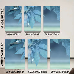 2D flat 1pc serene botanical leaf study adds tranquil nature vibes for living room bedroom office wall decor farmhouse aesthetic gallery wrapped canvas prints