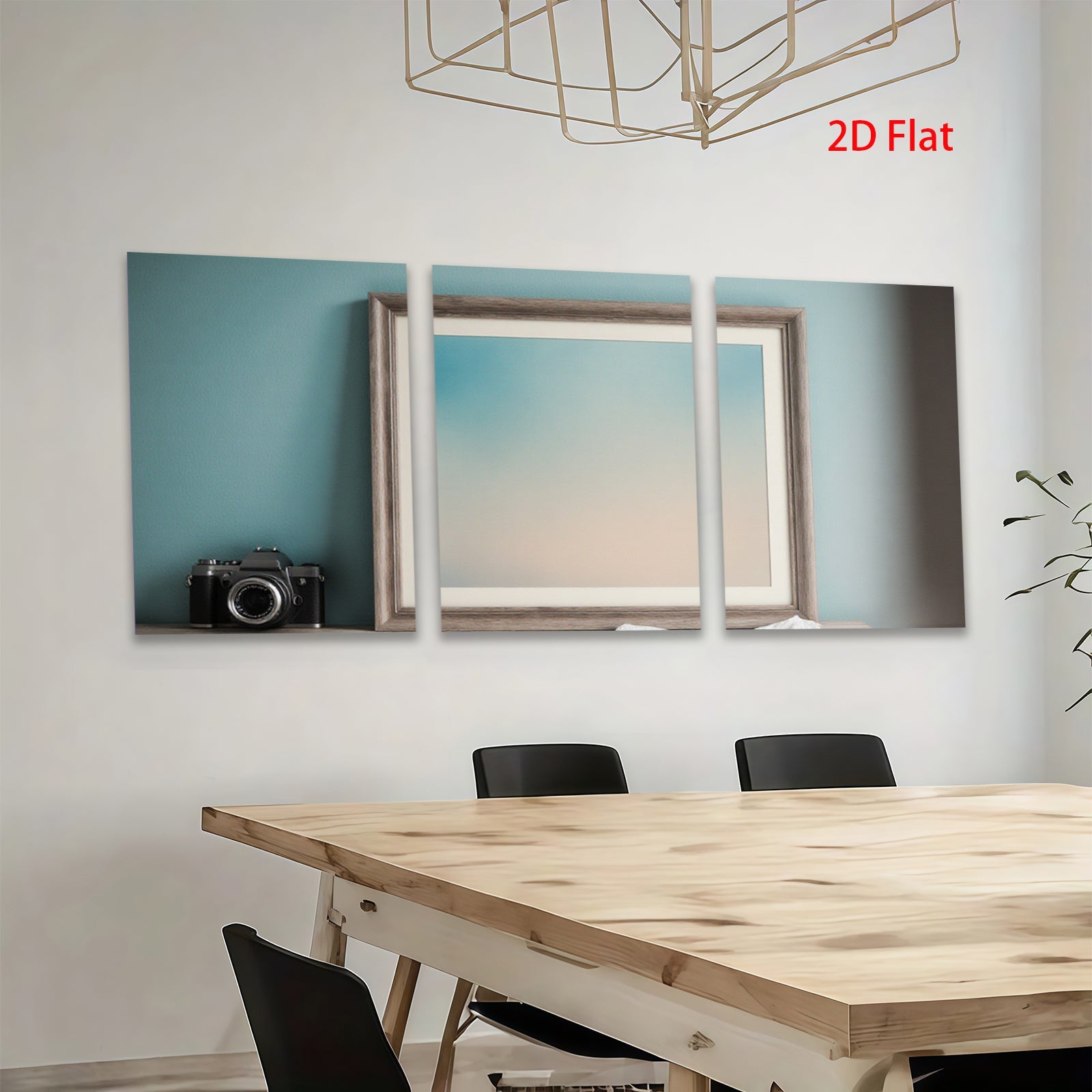 2D flat 1pc serene gradient sky painting wall art for living room bedroom home office decor farmhouse style gallery wrapped canvas print modern minimalist