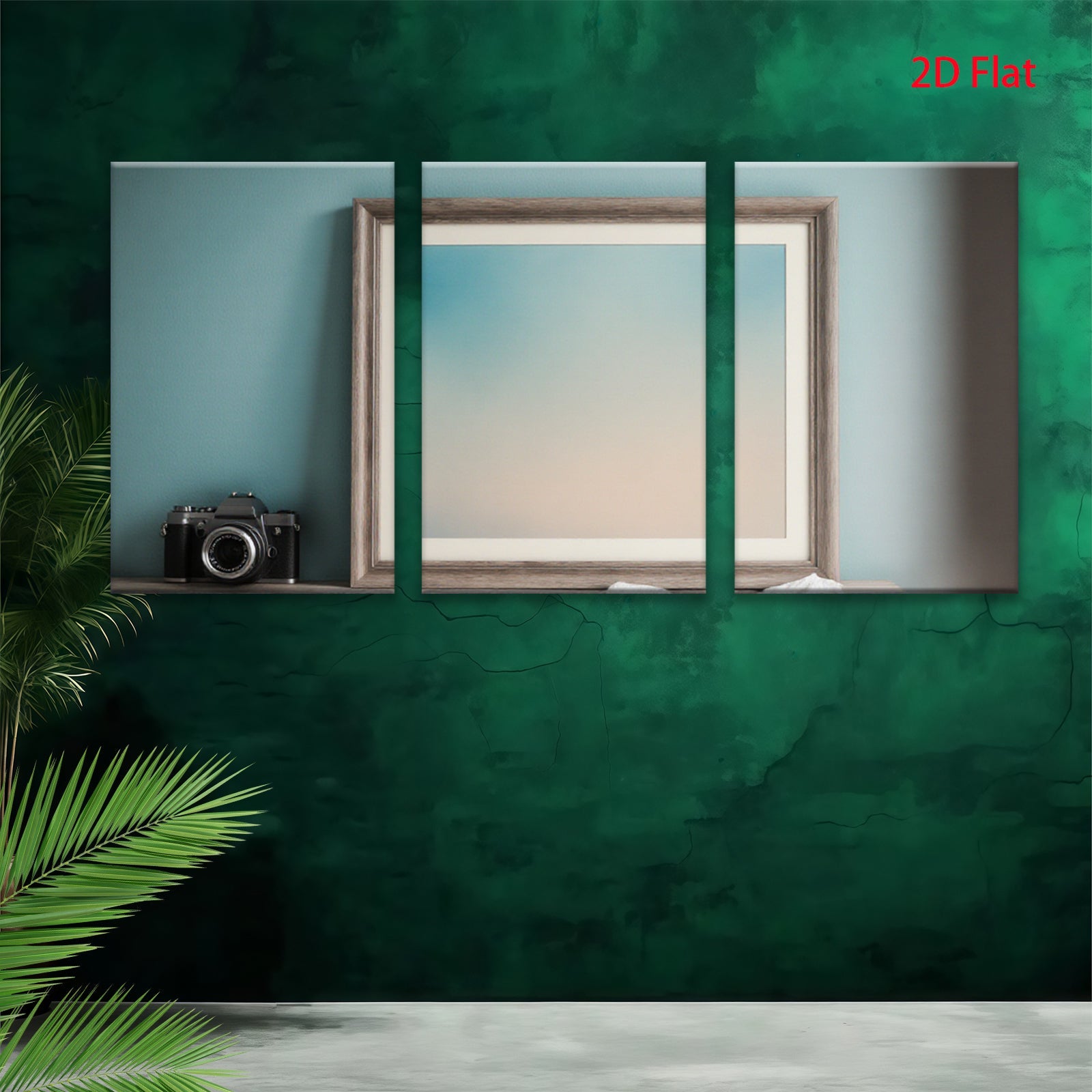 2D flat 1pc serene gradient sky painting wall art for living room bedroom home office decor farmhouse style gallery wrapped canvas print modern minimalist
