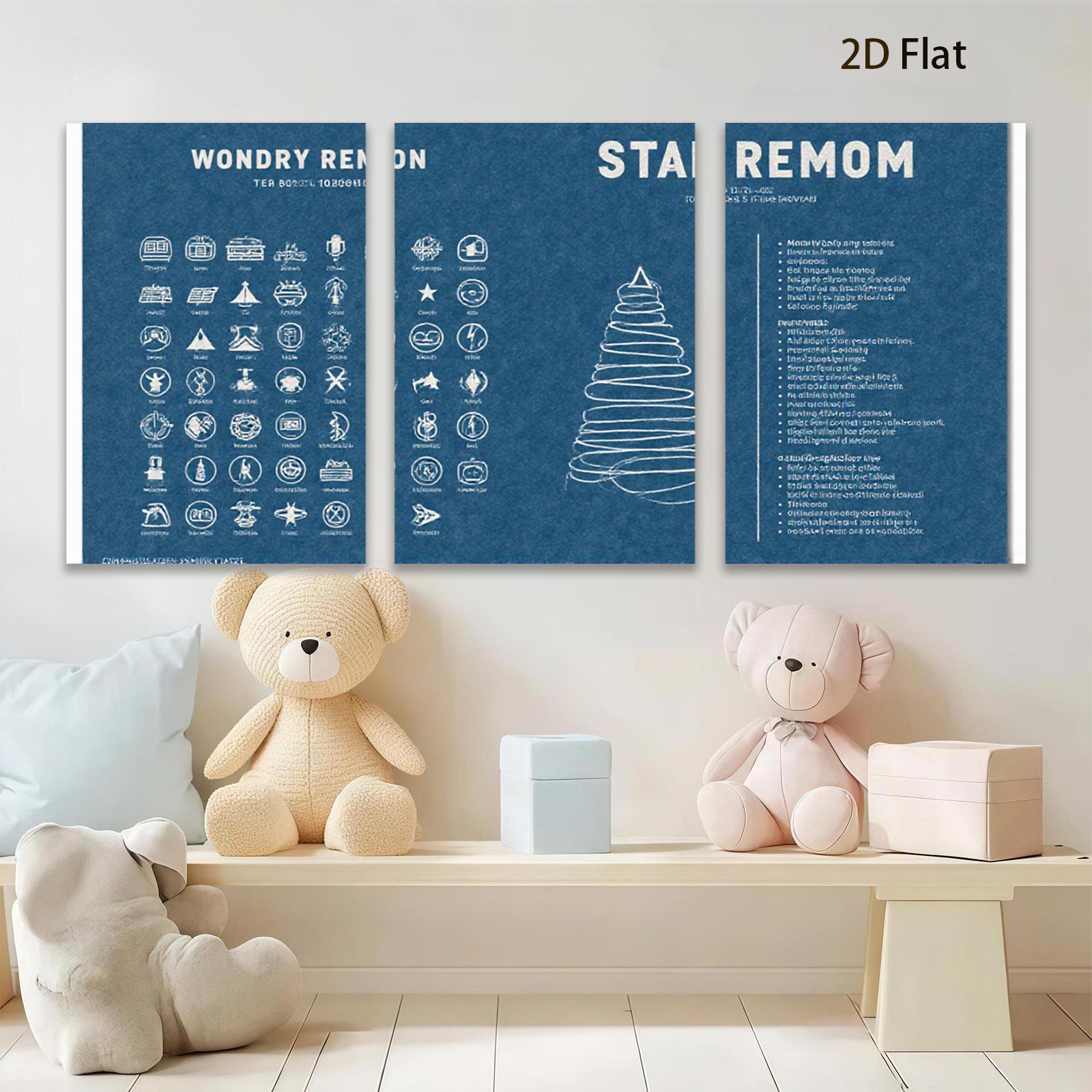 2D flat 1pc stars abstract line art minimalist wall decor modern farmhouse living room bedroom gallery wrapped canvas prints cozy home decor trending now