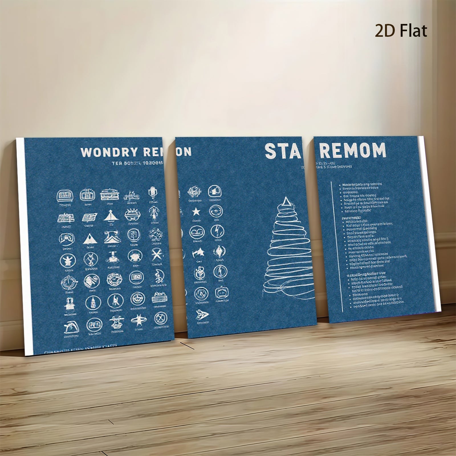 2D flat 1pc stars abstract line art minimalist wall decor modern farmhouse living room bedroom gallery wrapped canvas prints cozy home decor trending now