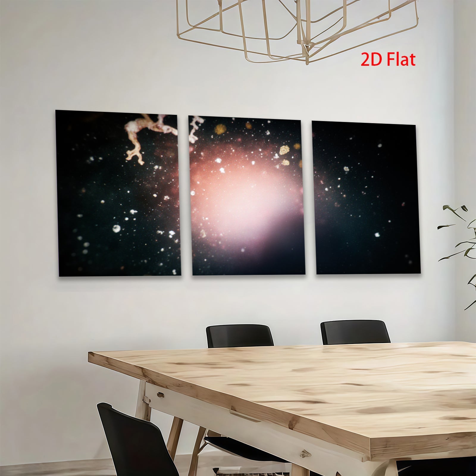 2D flat 1pc starts Abstract Night Sky Cosmic Dust Painting Modern Wall Art Decor Living Room Bedroom Home Office Gallery Wrapped Canvas Prints Ready to Hang Farmhouse Style