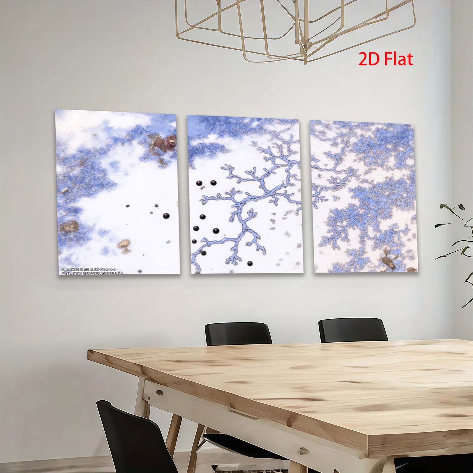 2D flat 1pc starts abstract botanical wall art modern farmhouse decor living room bedroom gallery wrapped canvas prints large size statement piece cozy vibes trending now
