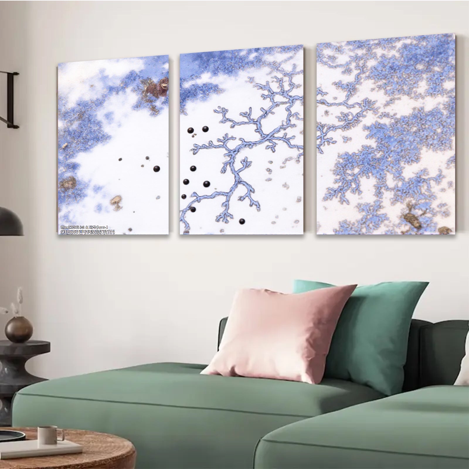 2D flat 1pc starts abstract botanical wall art modern farmhouse decor living room bedroom gallery wrapped canvas prints large size statement piece cozy vibes trending now