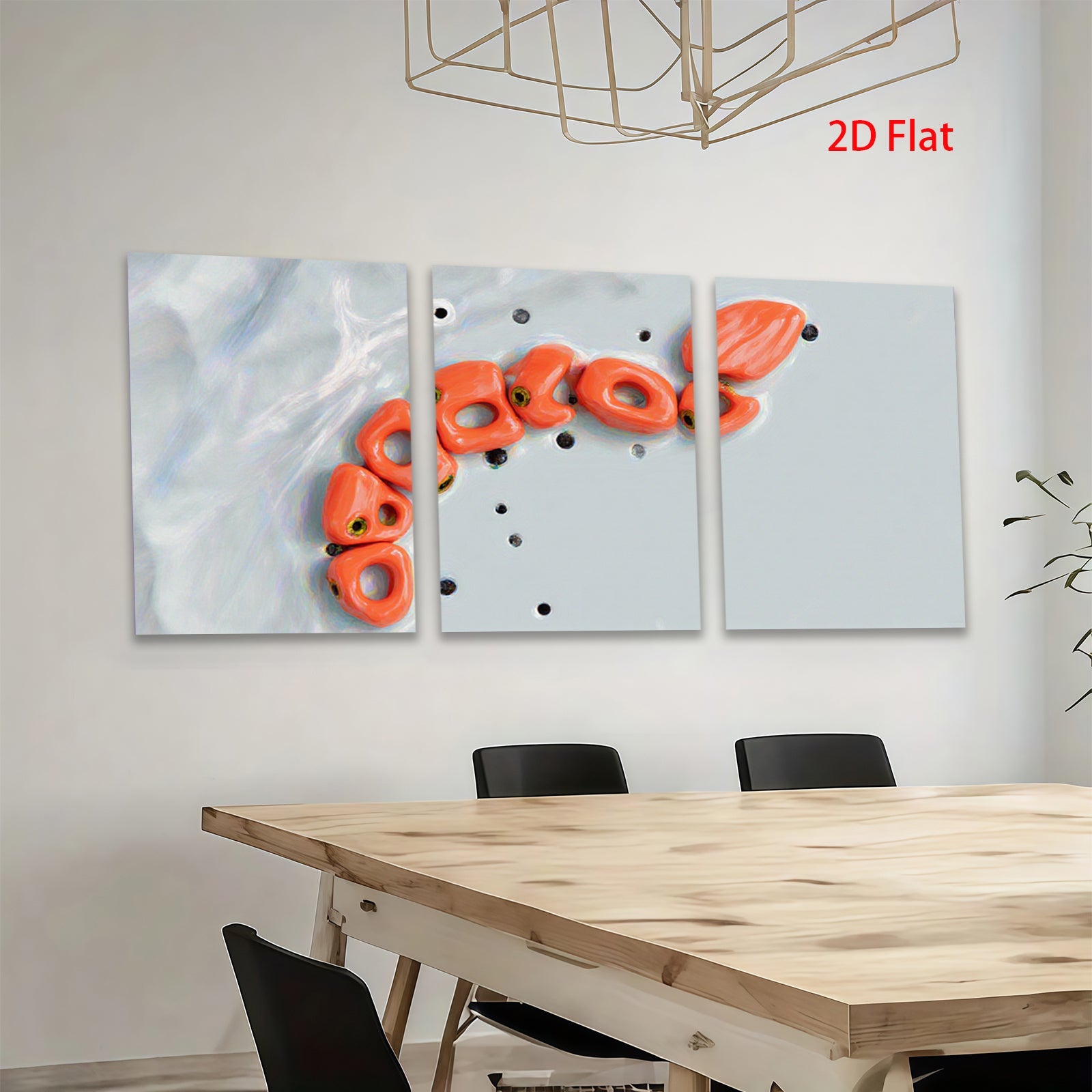 2D flat 1pc starts abstract coral reef design modern wall art for living room bedroom gallery wrapped canvas prints farmhouse decor coastal style